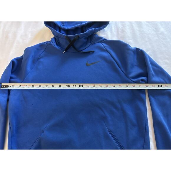 Nike Dri-fit Hoodie Pullover Women's Blue Sweatshirt Medium Athletic Sport - Picture 6 of 8
